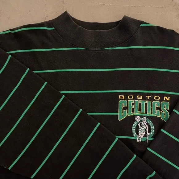 Salem Sportswear, Shirts, Rare 9s Vintage Boston Celtics Salem Sportswear  Long Sleeve Tee